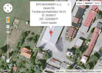 EPO machinery - mapa